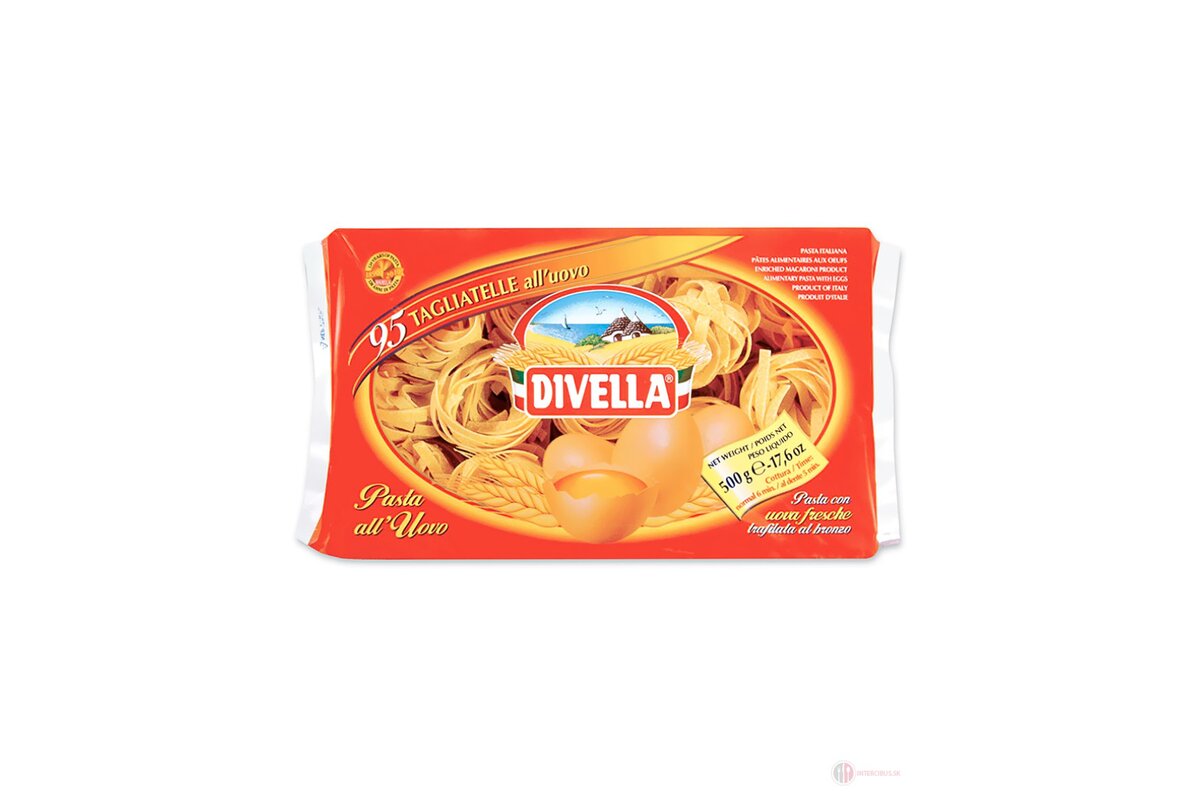 Cestoviny Tagliatelle sušené 500 g Divella