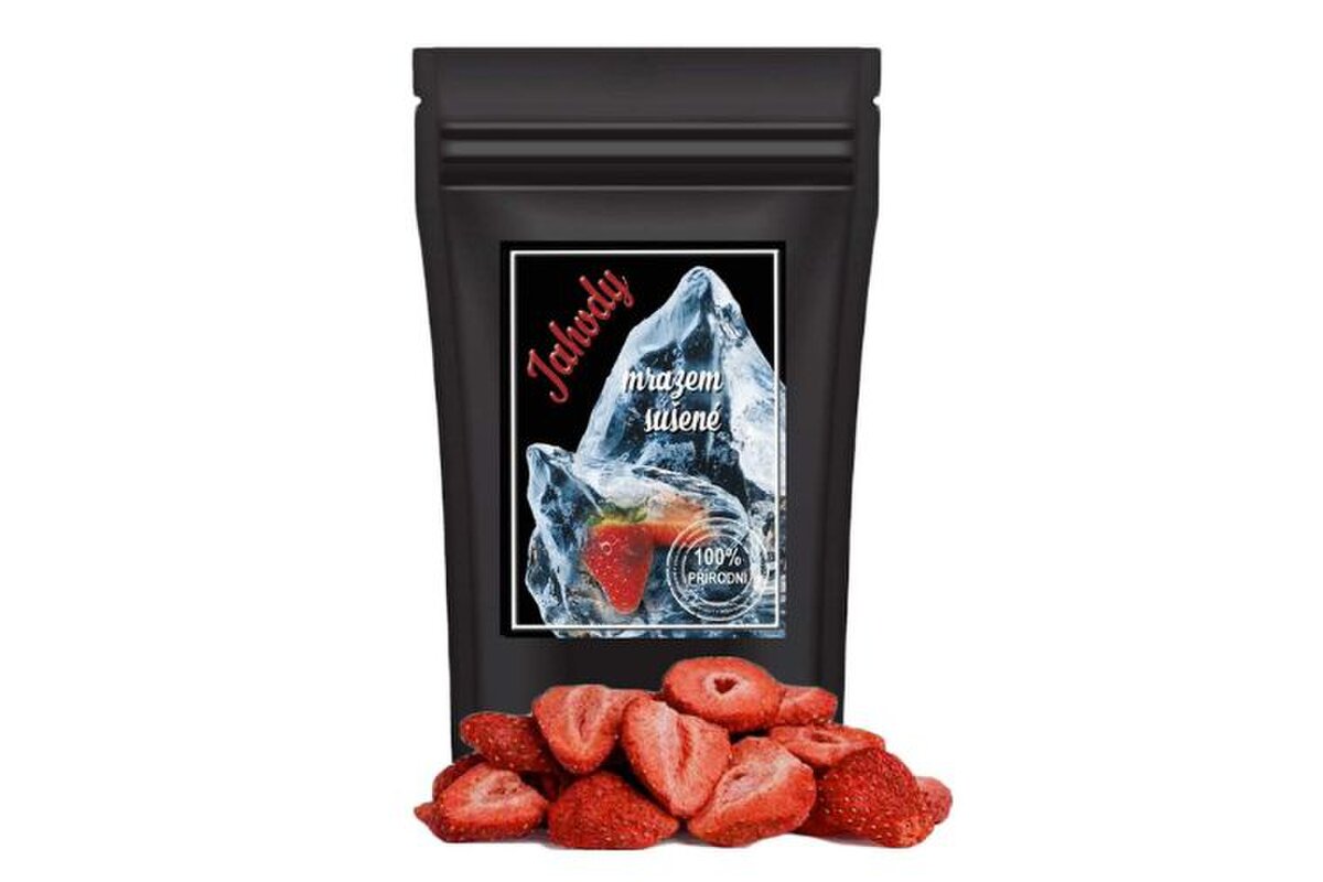 Jahody lyofilizované - mrazom sušené ovocie 80 g
