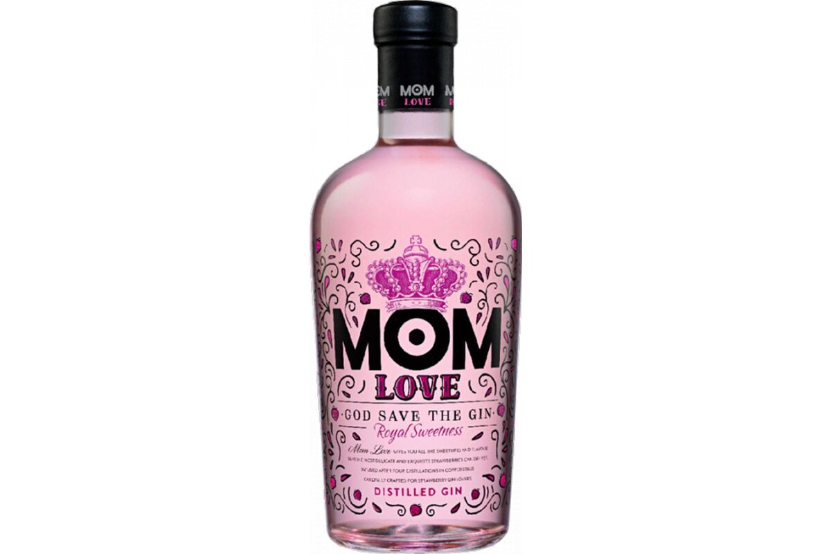 Mom Love Gin ružový 37,5 % 0,70 l