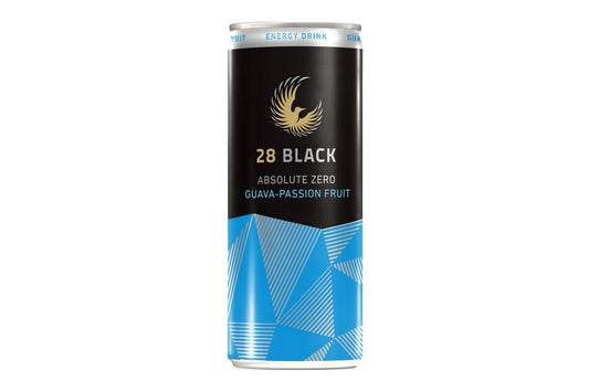 28 Black Energy drink Absolute zero Guava & Passion fruit 250 ml 161-3