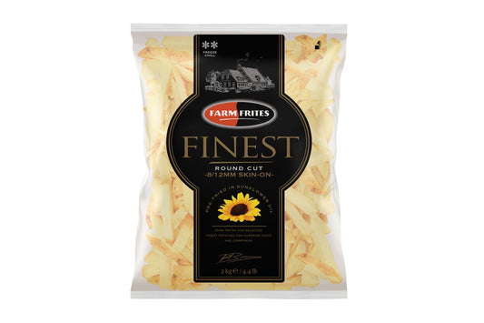 Hranolky „U" so šupou 8x12mm mrazené 2 kg FarmFrites