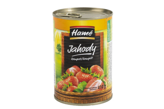 Jahodový kompót 425ml  4-5