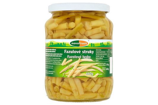 Fazuľové struky žlté sterilizované 660 g sklo
