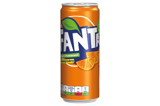 Fanta Pomaranč 330 ml plechovka