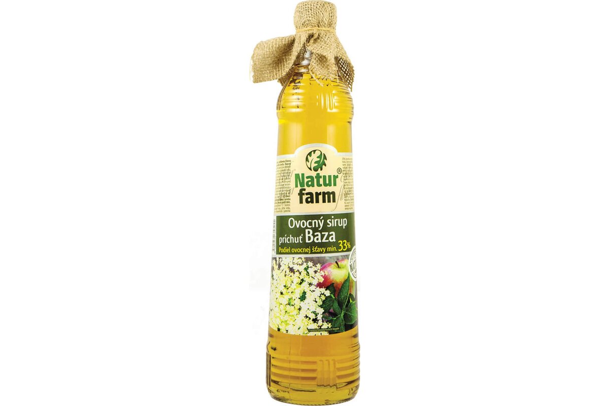 Sirup baza sklo 700 ml Natur farm